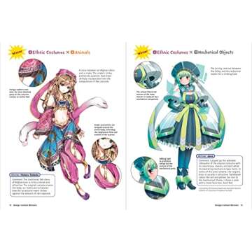 Fantasy Costumes for Manga, Anime & Cosplay: A Drawing Guide and Sourcebook (With over 1100 color illustrations)