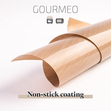 GOURMEO Nonstick Baking Sheets Set - Heat Resistant & Reusable