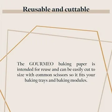 GOURMEO Nonstick Baking Sheets Set - Heat Resistant & Reusable