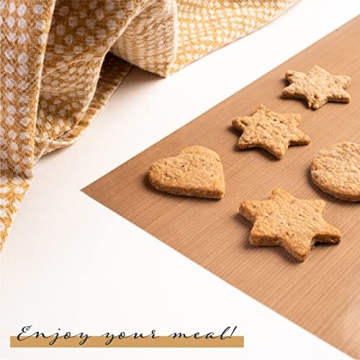 GOURMEO Nonstick Baking Sheets Set - Heat Resistant & Reusable