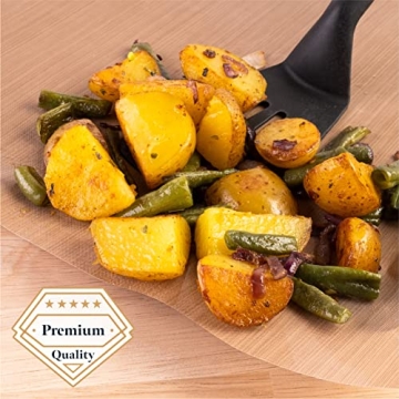 GOURMEO Nonstick Baking Sheets Set - Heat Resistant & Reusable