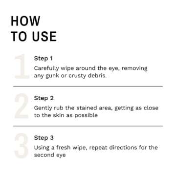 Eye Envy Tear Stain Wipes for Cats. Textured to Gently Clean, Treats The Cause of Staining. 100% Natural Formula. Recommended by Persian & Exotic Breeders, Vets, Groomers. USA Made. 60 Cat Eye Wipes