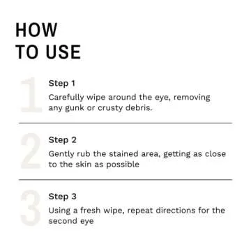 Eye Envy Tear Stain Wipes for Cats - Gentle Tear Cleaning