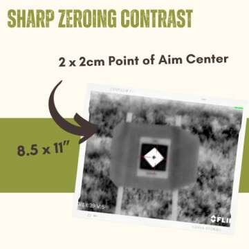 IR.Tools Upright Thermal Target, Outdoor/Indoor Thermal Targets to Sight in Your Thermal Scope, No Angle Needed