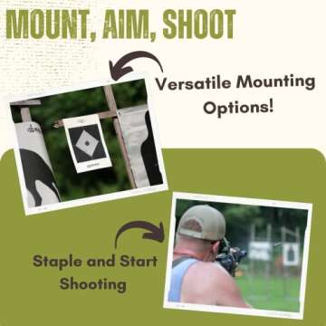 IR.Tools Upright Thermal Target, Outdoor/Indoor Thermal Targets to Sight in Your Thermal Scope, No Angle Needed