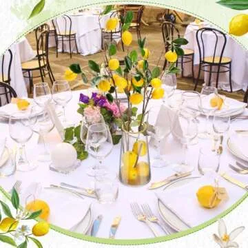 Maysing Faux Fruit Decoration Set - Vibrant Lemon Decor