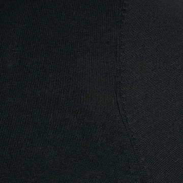 Lightweight Crewneck Cardigan for Women - Black