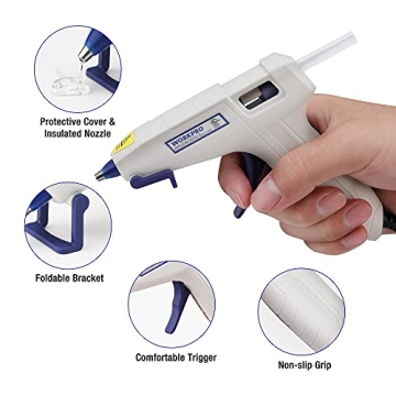 WORKPRO Mini Hot Glue Gun Kit for Crafts and DIY