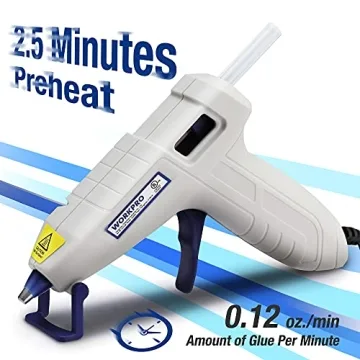 WORKPRO Mini Hot Glue Gun Kit for Crafts and DIY