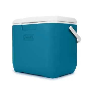 Coleman Chiller 30qt Insulated Portable Cooler with Ice Retention & Large Carry Handle, Made in USA