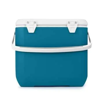 Coleman Chiller 30qt Insulated Portable Cooler with Ice Retention & Large Carry Handle, Made in USA