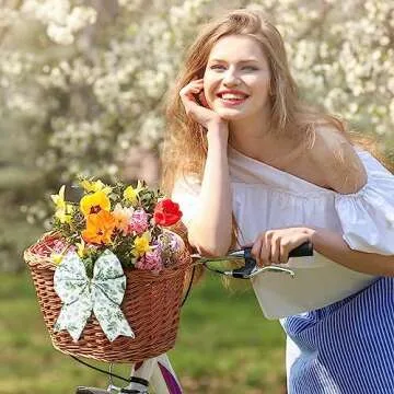 AnyDesign 12 Yards Greenery Wired Edge Ribbon - Craft Elegance