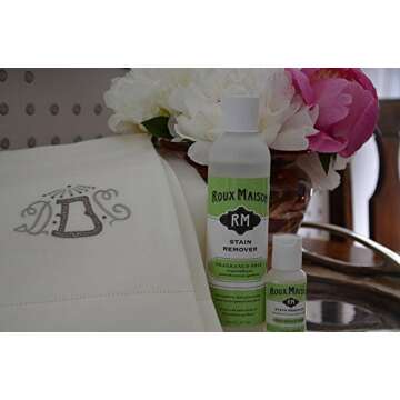 Roux Maison All Natural Stain Remover + Odor Eliminator, Environmentally Friendly + Hypoallergenic for Sensitive Skin and Stain Removal - Fragrance Free 8 oz