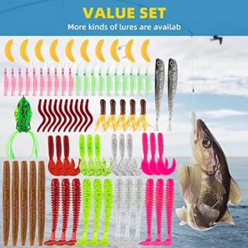 GOANDO Fishing Lures Kit with 302 Accessories for Every Angler