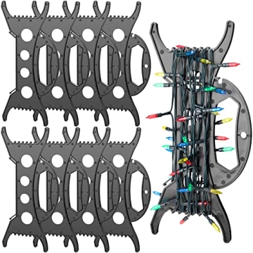 Codree 8 PCS All Purpose Light Storage Holder - Christmas Light Organizer for Holiday Décor