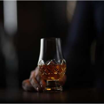Glencairn Cut Premium Whiskey Glass Set of 2
