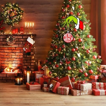 Christmas Door Sign - Wooden Welcome Decoration for Holidays