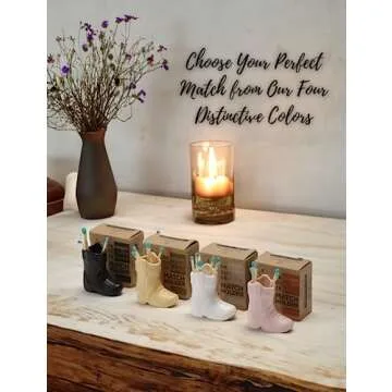 Stylish Cowboy Boot Match Holder for Home Decor
