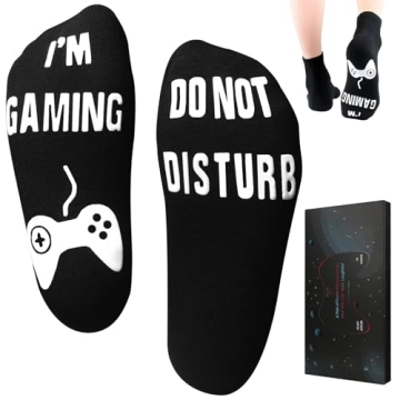 Do Not Disturb I'm Gaming Socks,Christmas Men Gifts for Men,Stocking Stuffers for Teenage Boys,Gifts...