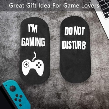 Do Not Disturb I'm Gaming Socks,Christmas Men Gifts for Men,Stocking Stuffers for Teenage Boys,Gifts For Boys,Son,Men,Dad