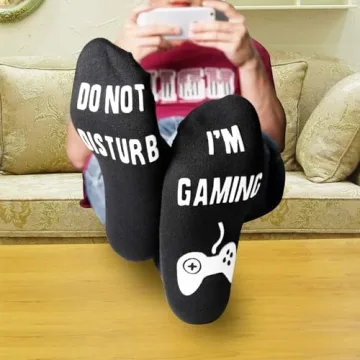 Do Not Disturb I'm Gaming Socks,Christmas Men Gifts for Men,Stocking Stuffers for Teenage Boys,Gifts For Boys,Son,Men,Dad