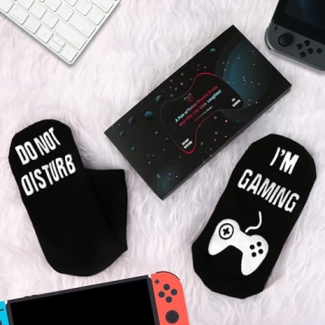 Do Not Disturb I'm Gaming Socks,Christmas Men Gifts for Men,Stocking Stuffers for Teenage Boys,Gifts For Boys,Son,Men,Dad