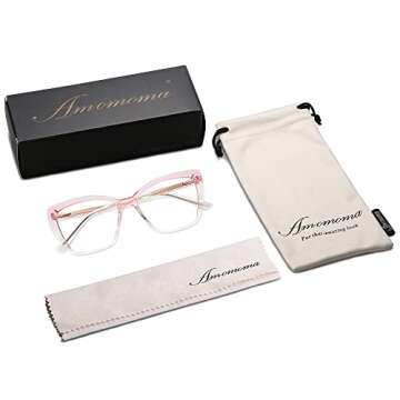 Trendy Oversized Blue Light Glasses for Women