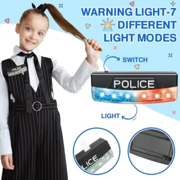 Quality Police Role Play Costume Set for Kids