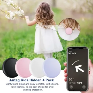 Kids AirTag Holder Pack - Secure Tracking Cases for Safety