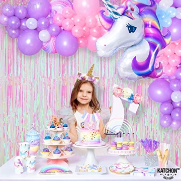 KatchOn Iridescent Backdrop Curtain - Perfect for Parties!