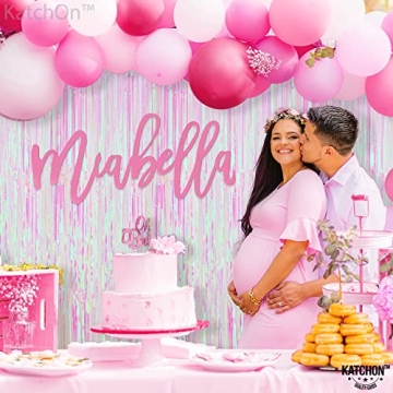 KatchOn Iridescent Backdrop Curtain - Perfect for Parties!