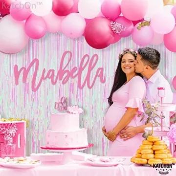 KatchOn Iridescent Backdrop Curtain - Perfect for Parties!