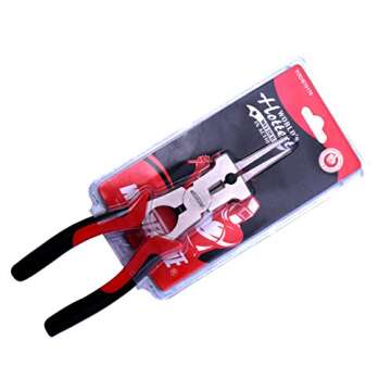 Weldflame Nickel-Iron Plated Rust Proof MIG Welding Pliers W Metal sheet thickness gage comboGauge 229895 Welding Gage