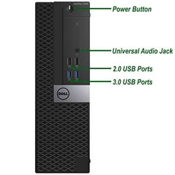 Dell Optiplex 7040 Business SFF Computer - Intel i5, 16GB RAM, SSD, DVD-ROM, WiFi, Windows 11 Pro (R...