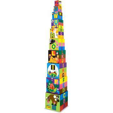 Melissa & Doug Deluxe Alphabet Blocks for Learning