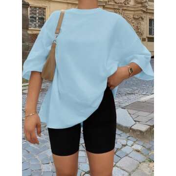 Trendy Queen Women's Oversized Summer T-Shirts
