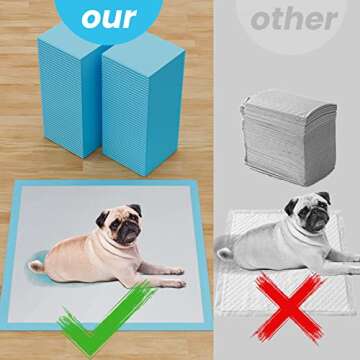 60 Count Dog Pee Pads, Extra Large 32"X36" Pet Training Pads