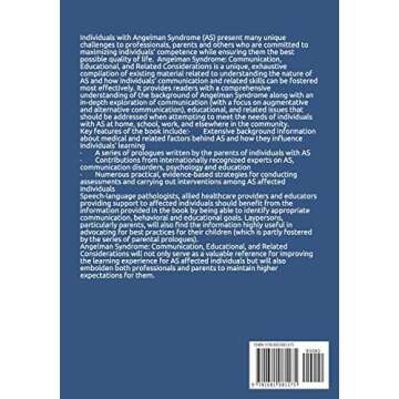 Angelman Syndrome: Communication, Educational, and Related Considerations for Enhanced Understanding...