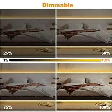 Tatazone Smart White COB Led Strip Light with App and Remote, 16.4ft 3000K Bright Warm White WiFi COB Light Strip Work with Alexa Google, Dimmable Indoor COB Led Lights for Mirror, Cabinet, Kitchen