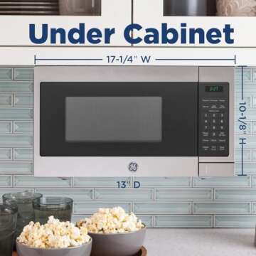 GE GCHK07N1WWW Microwave Oven For Compact Kitchens