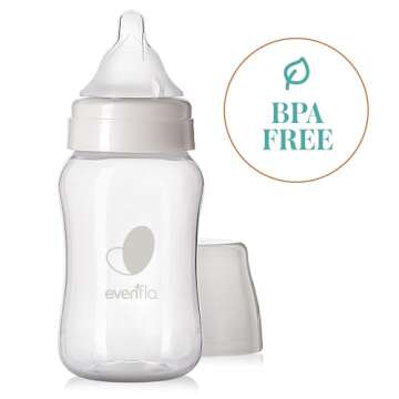 Evenflo Premium Proflo Balance Plus Wide Neck Baby Bottles