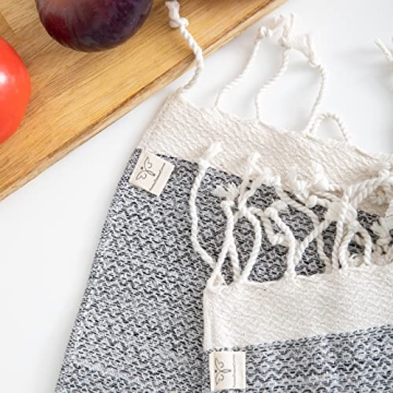 Smyrna Turkish Cotton Vintage Series Kitchen Towels Pack of 6