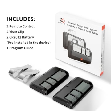 Universal Garage Door Opener Remote 2-Pack for LiftMaster Craftsman