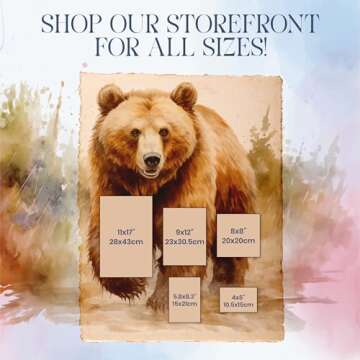 Wanderings Thick Handmade Vintage Watercolor Paper with Deckle Edge - 8x8-300GSM - 25 Loose Leaf Sheets - Premium Antiqued Cold Press Textured Mixed Media Paper Made with Recycled Cotton