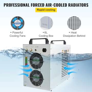 Vevor Industrial Water Chiller for Laser Cooling