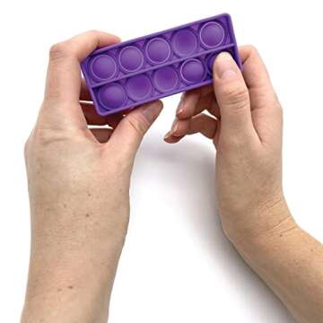 Teacher Created Resources Push and Pop Bubble Ten Frame Math Fidget Sensory Toy (Pack of Six) (TCR20110)