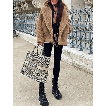 Stylish PRETTYGARDEN Sherpa Coat for Women | Winter Ready