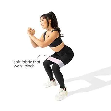 POPFLEX Cotton Candy Booty Band Set - 3 Resistance Levels