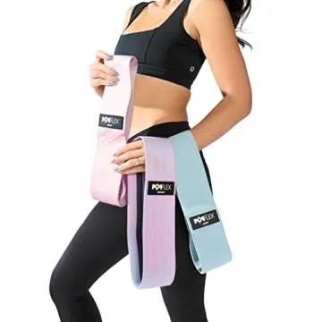 POPFLEX Cotton Candy Booty Band Set - 3 Resistance Levels