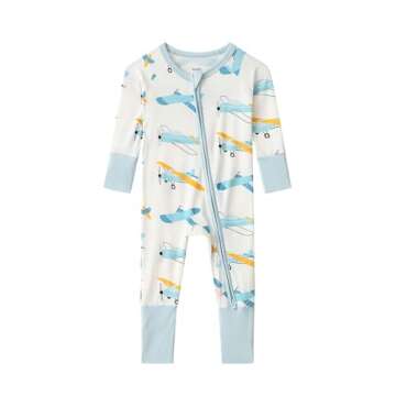 SUZEL Baby Viscose from Bamboo Footless Pajamas - 0-24 Months